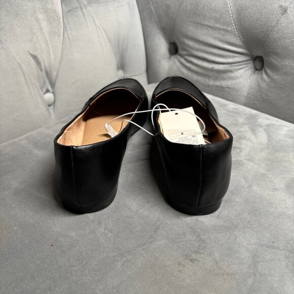 NWT A New Day Black Faux Leather Loafers with Memory Foam – Women’s Size 8 - Picture 5 of 7
